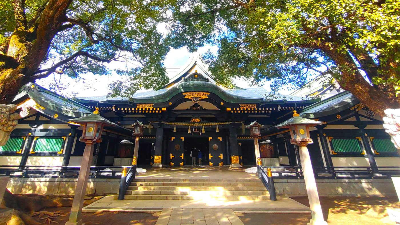 島野友加里FPが毎年お守りを授かりに参拝する穴八幡宮の写真